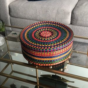 NEW Multicolored Decorative Box / Hat Box